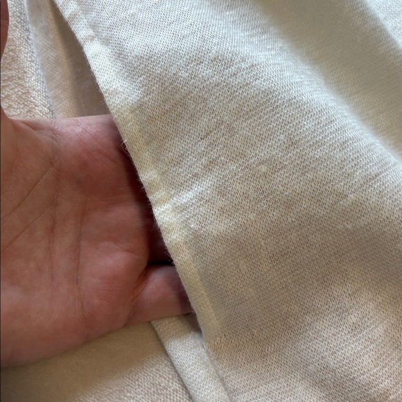 Massimo Dutti Hooded Linen Midi Dress with Pockets Oversized Coastal Minimalist - Picture 6 of 9